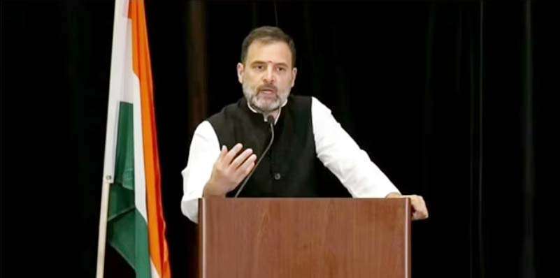 राहुल के भाषण के बीच लगे भारत विरोधी नारे, कांग्रेस नेता के मुस्कुराने पर भाजपा हुई आक्रामक