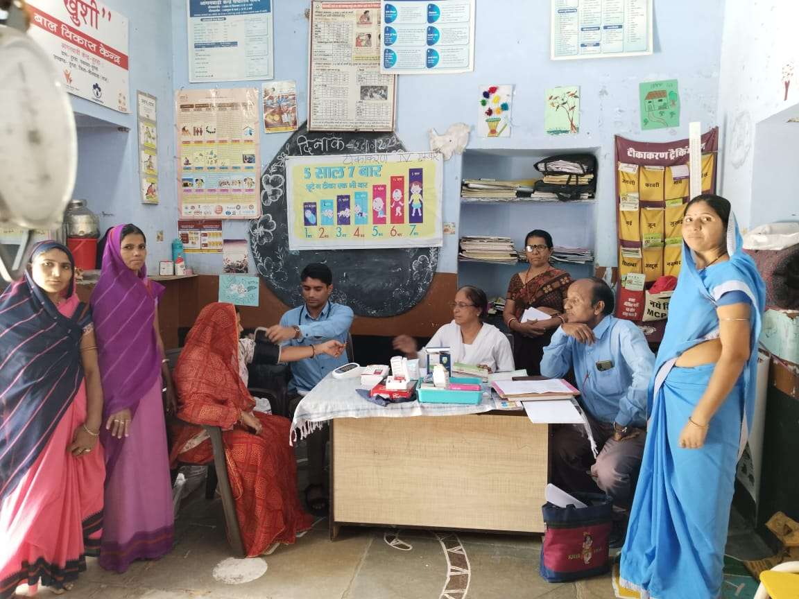 मातृत्व, शिशु स्वास्थ्य पोषण एवं प्रसूति नियोजन दिवस मनाया